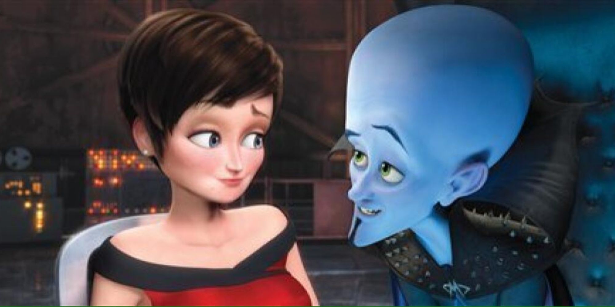 Megamind and Roxanne from the movie Megamind