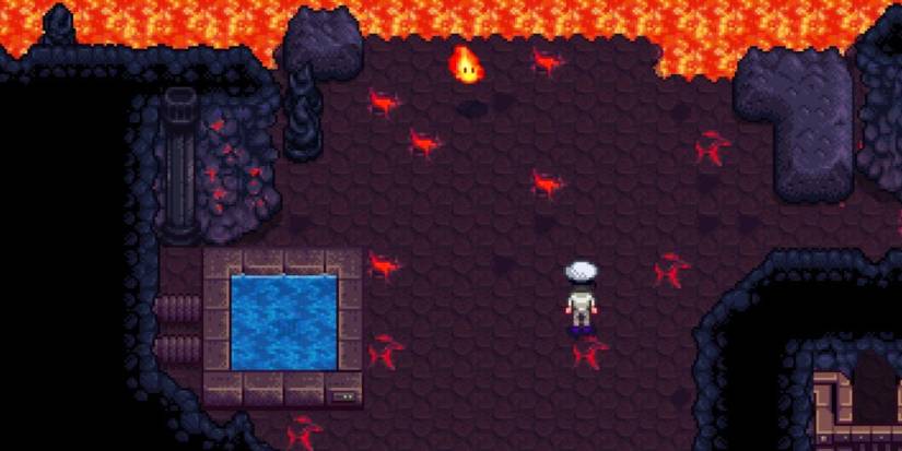 Volcano Dungeon in Stardew Valley