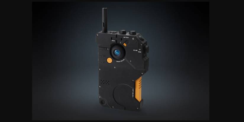 A phone case which is designed to look like a Metal Gear Solid communicator.