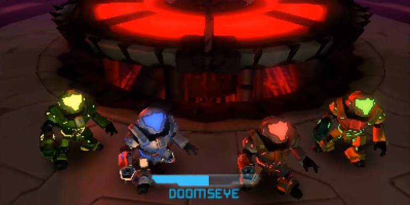 The four protagonists of Metroid Prime Federation Force