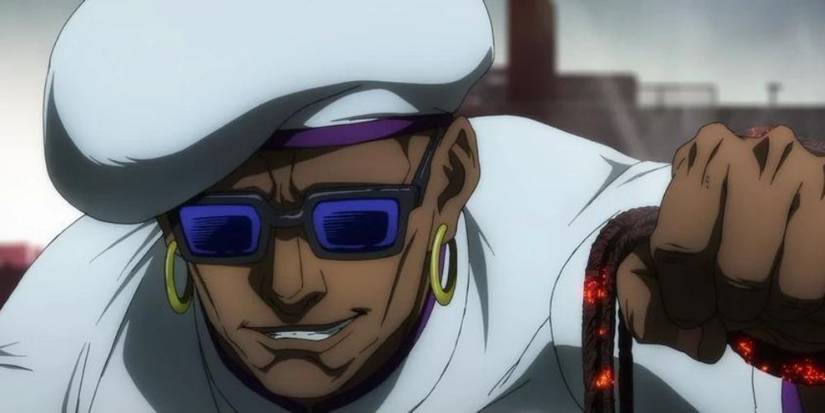 Miguel showing off his cursed whip.