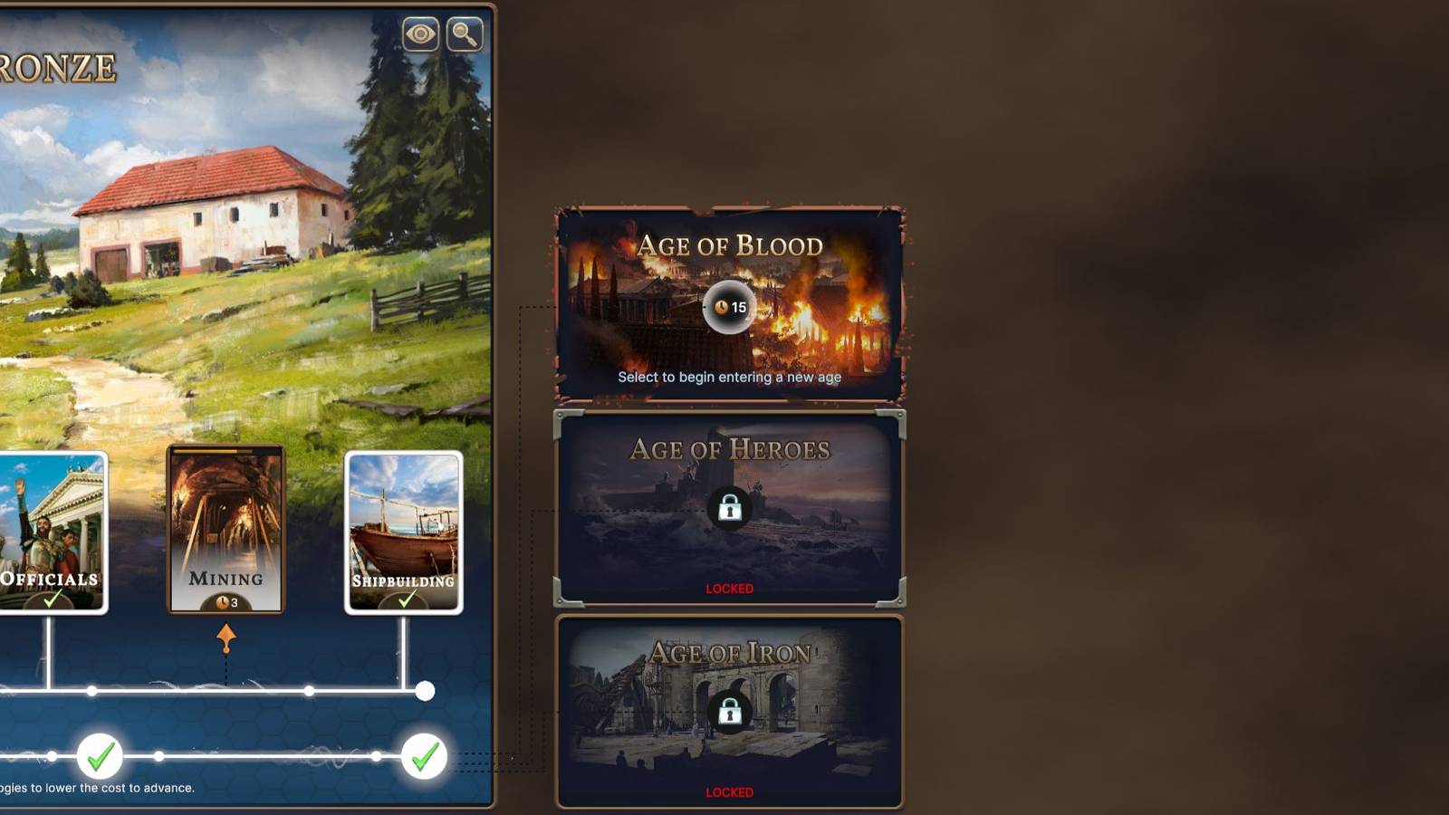 selecting the Age of Blood in Millennia