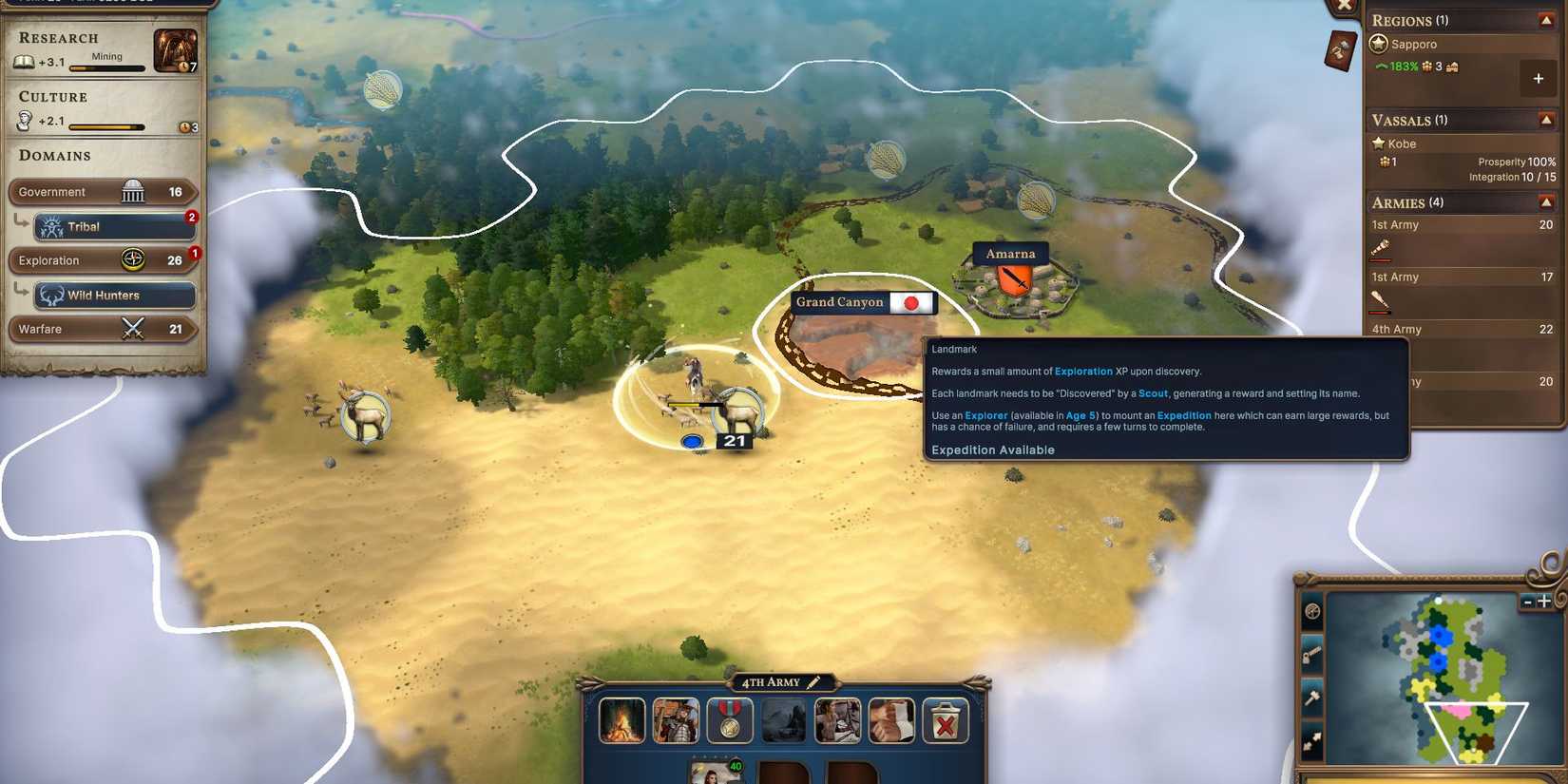 Discovering a landmark in Millennia