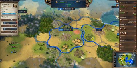 a city in Millennia placed near a river