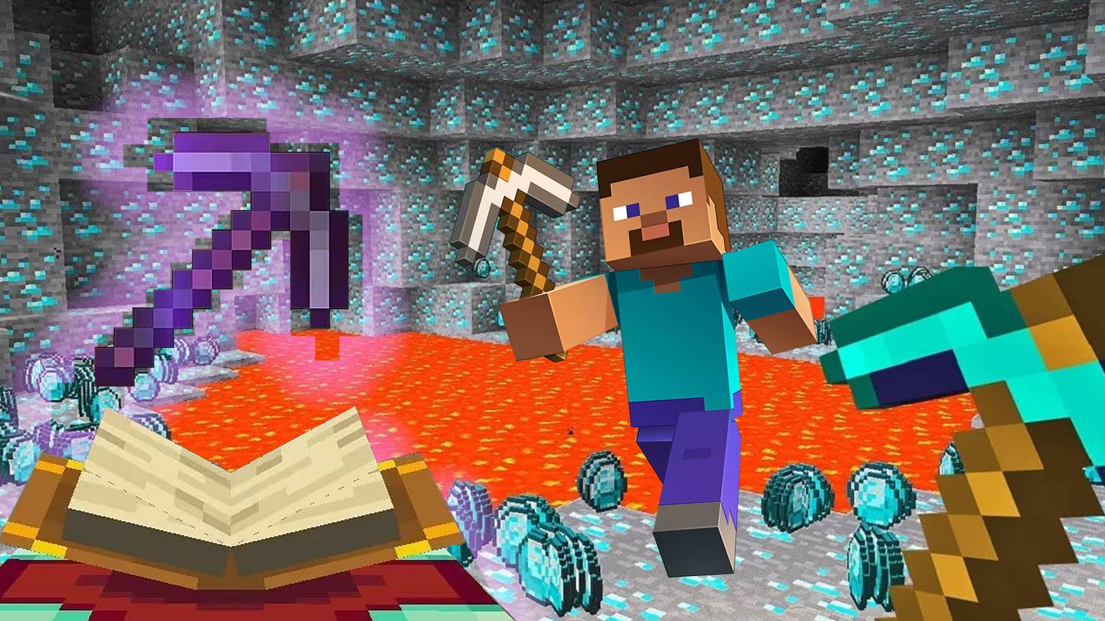 Minecraft 最佳镐附魔 - Recmg.com