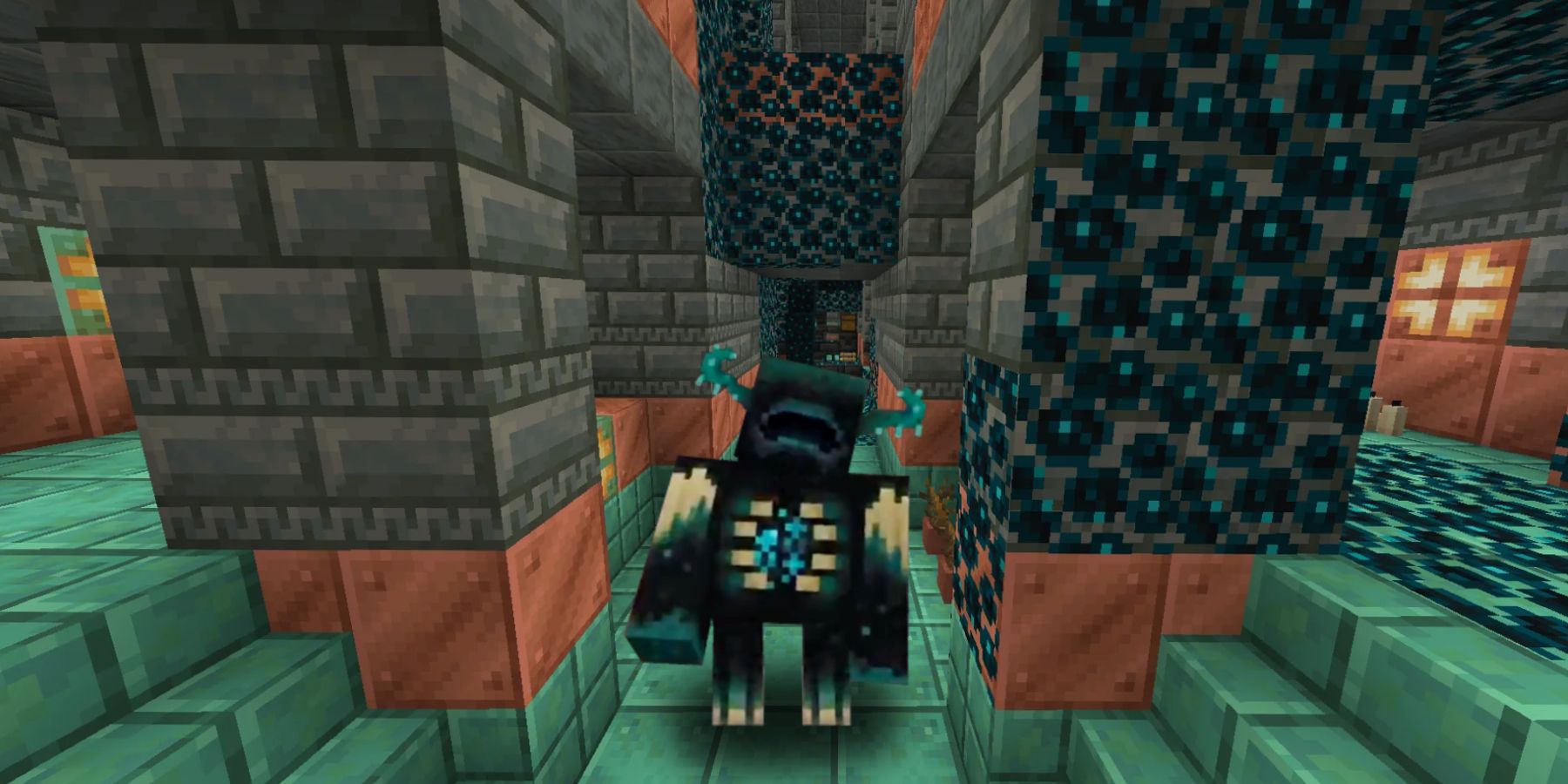 Minecraft Trial Chamber Deep Dark Warden