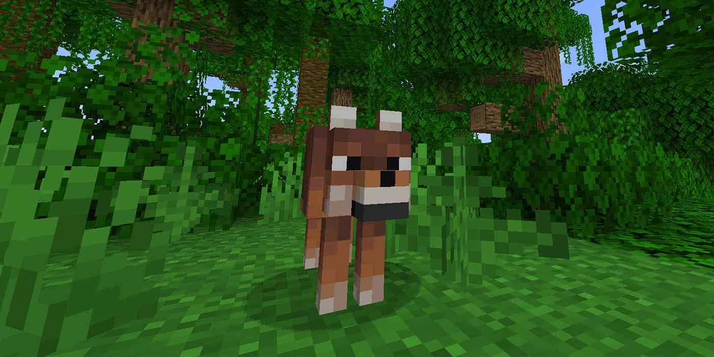 Minecraft Wolf Rusty