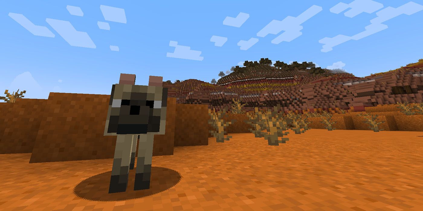 Minecraft Wolf Striped