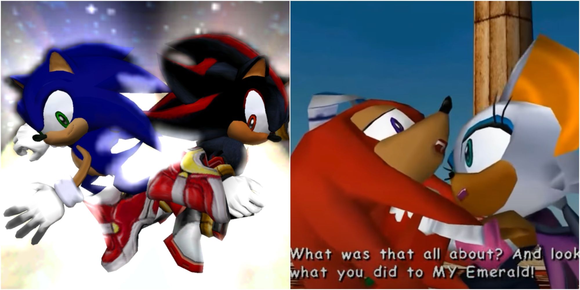 Sonic, Shadow, Knuckles and Rouge 