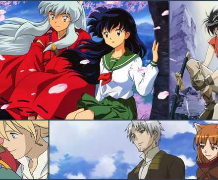 Inuyasha, Escaflowne, Howl's Moving Castle. Spice & Wolf