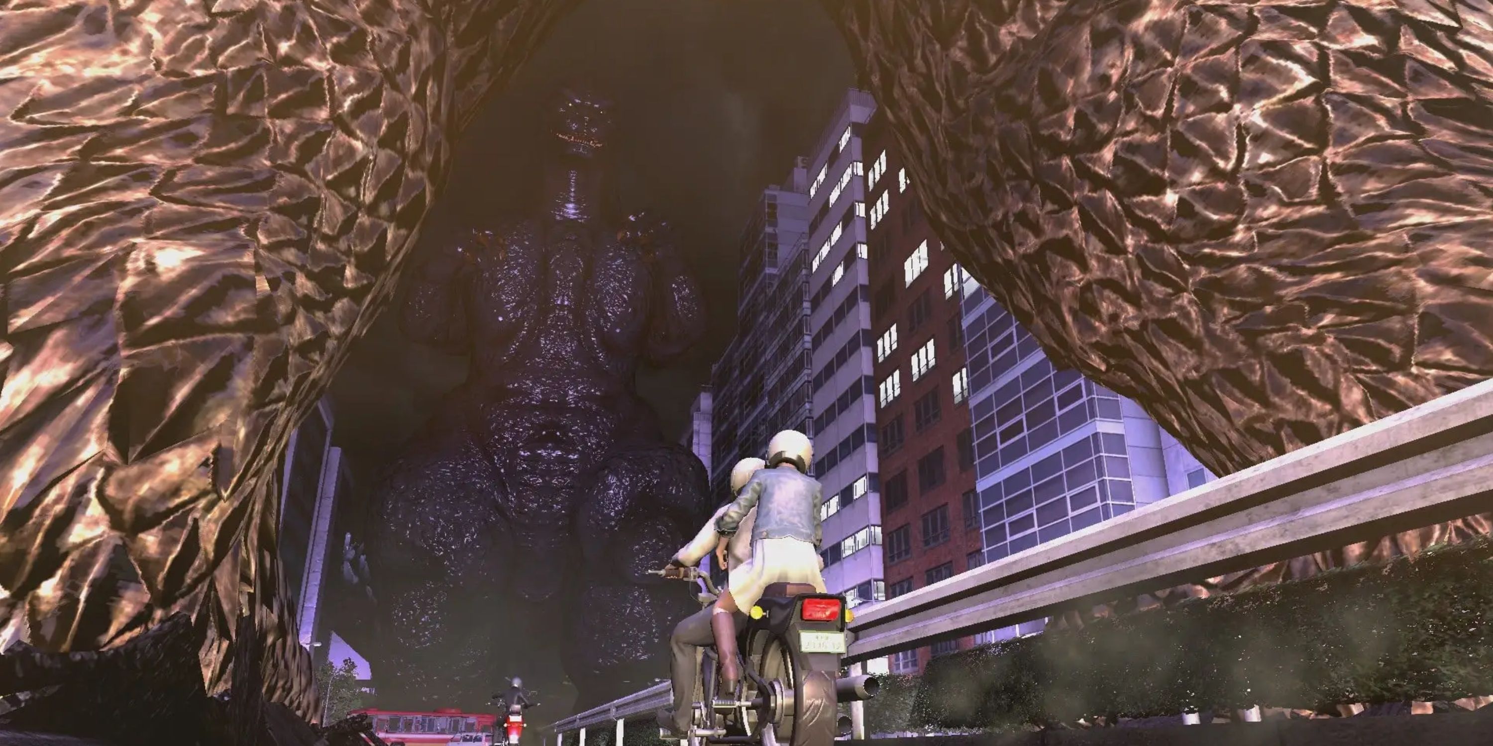 City Shrouded in Shadow Godzilla