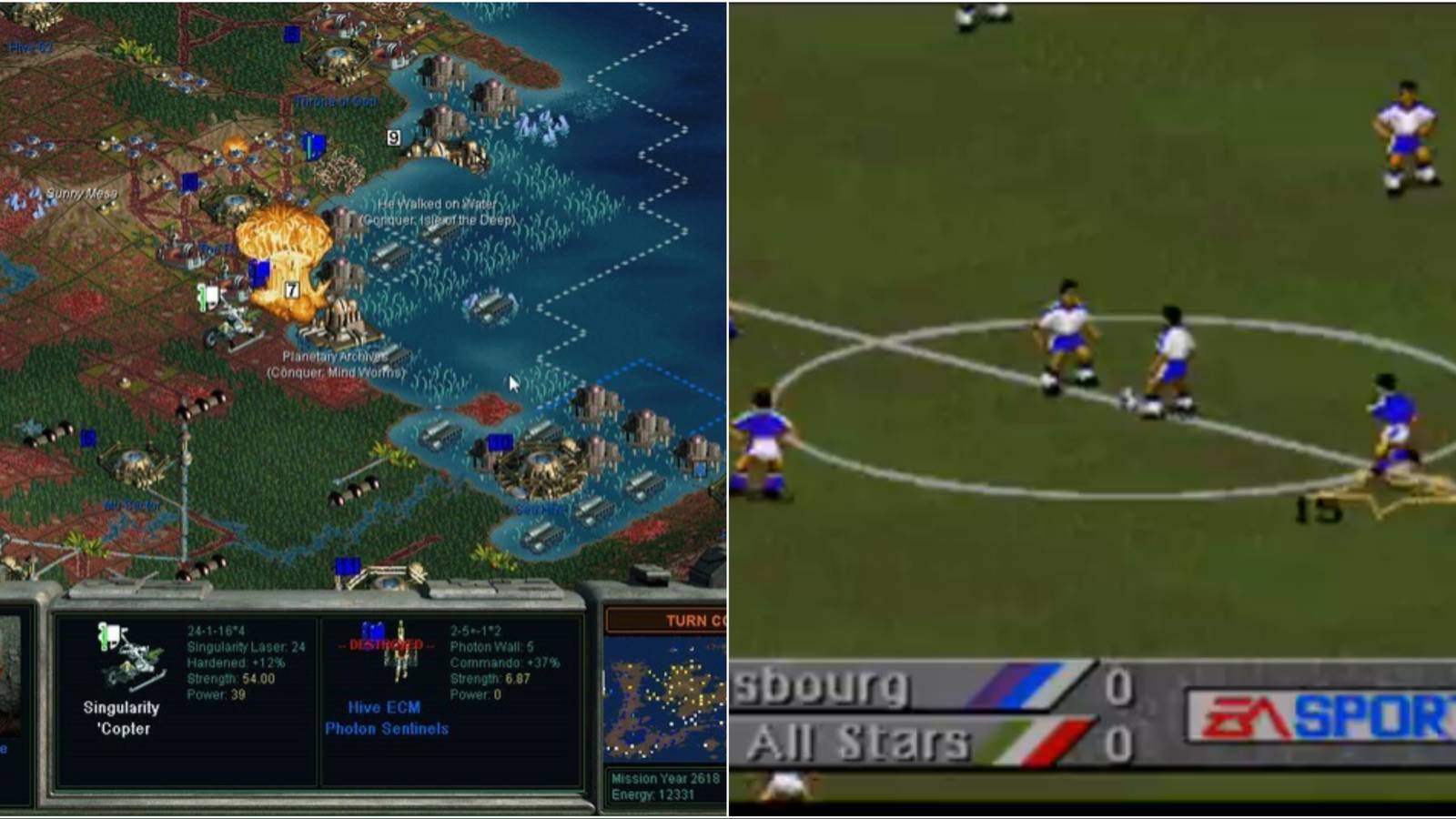 Sid Meiers Alpha Centauri And Fifa 95 Soccer