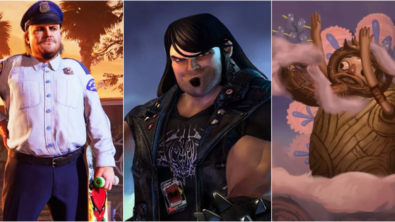 Officer Dick, Eddie Riggs, and Harm'ny 