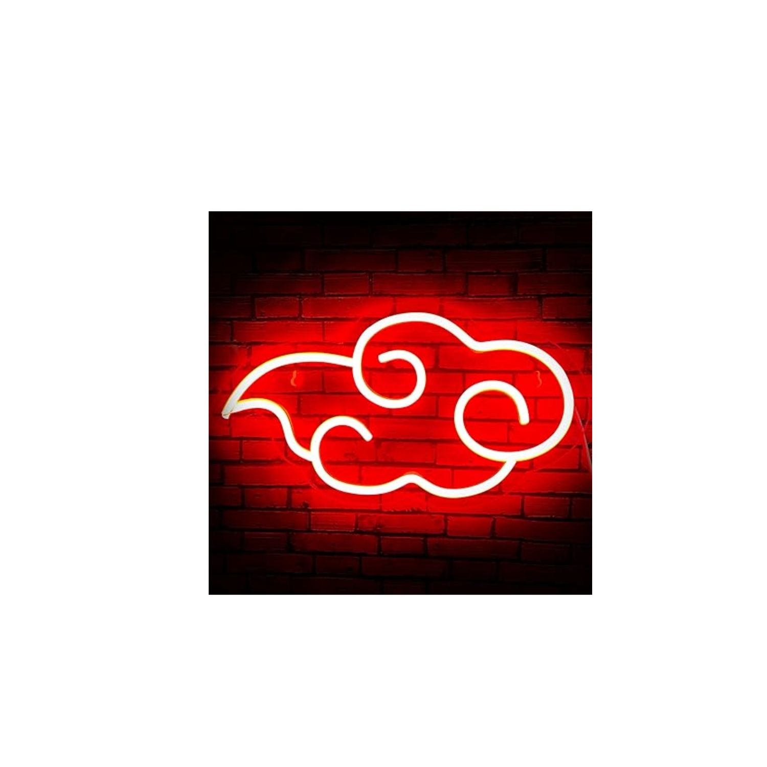 Anime Red Cloud Neon Sign: Akatsuki 