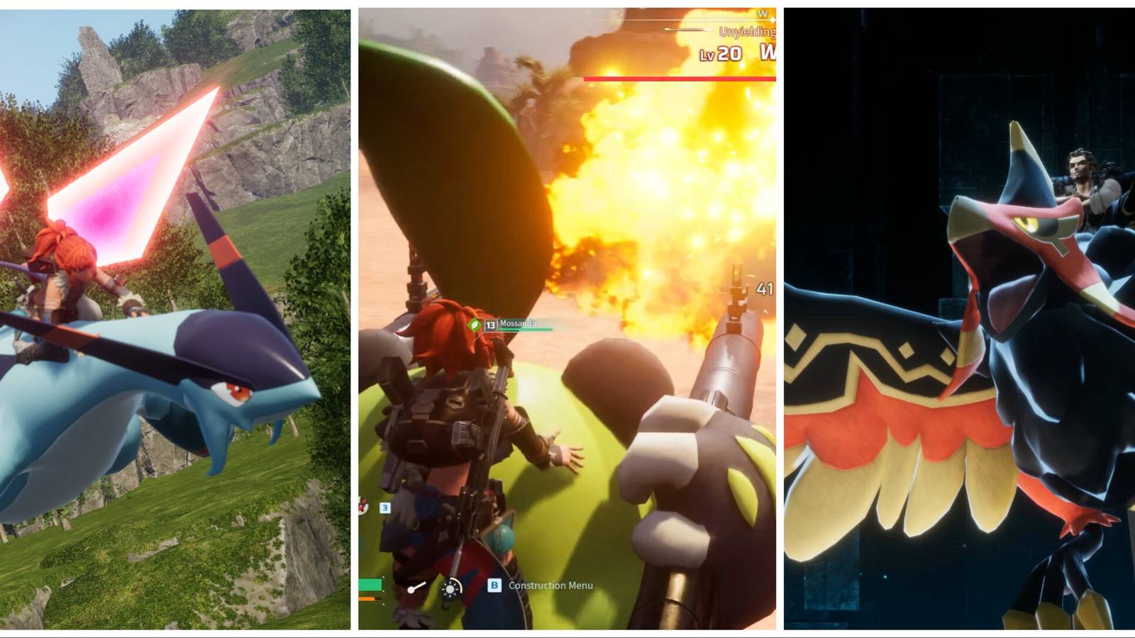 flying mount boss fight pal ability bird