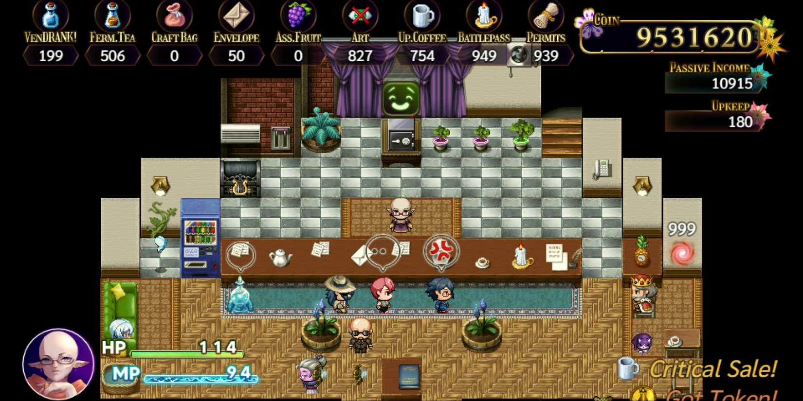 Final Profit: A Shop RPG - shop sim - Biz in her Enterpriston Shop