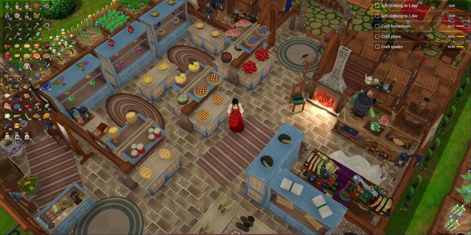 Winkeltje: The Little Shop - shop sim - player on shop floor