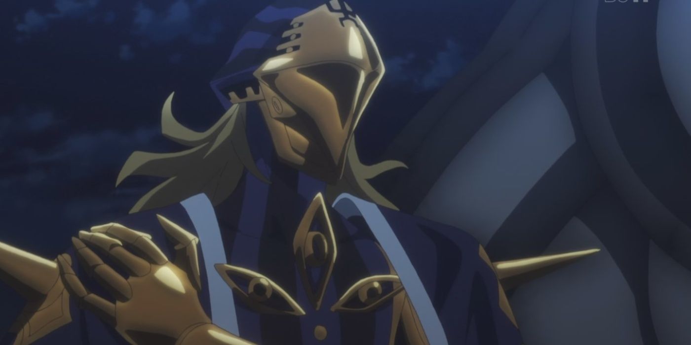 Avicebron using his Noble Phantasm Golem while injured in Fate/Apocrypha