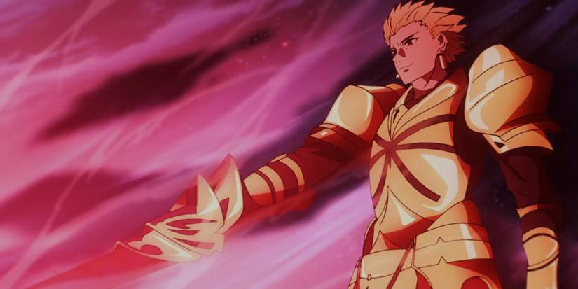 Gilgamesh using Ea against Emiya in Fate/ Stay Night: Unlimited Bladeworks