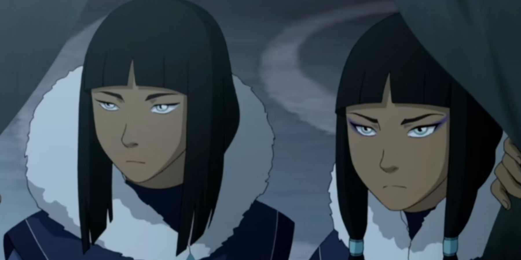 Desna & Eska at home in the Northern Water Tribe in The Legend of Korra