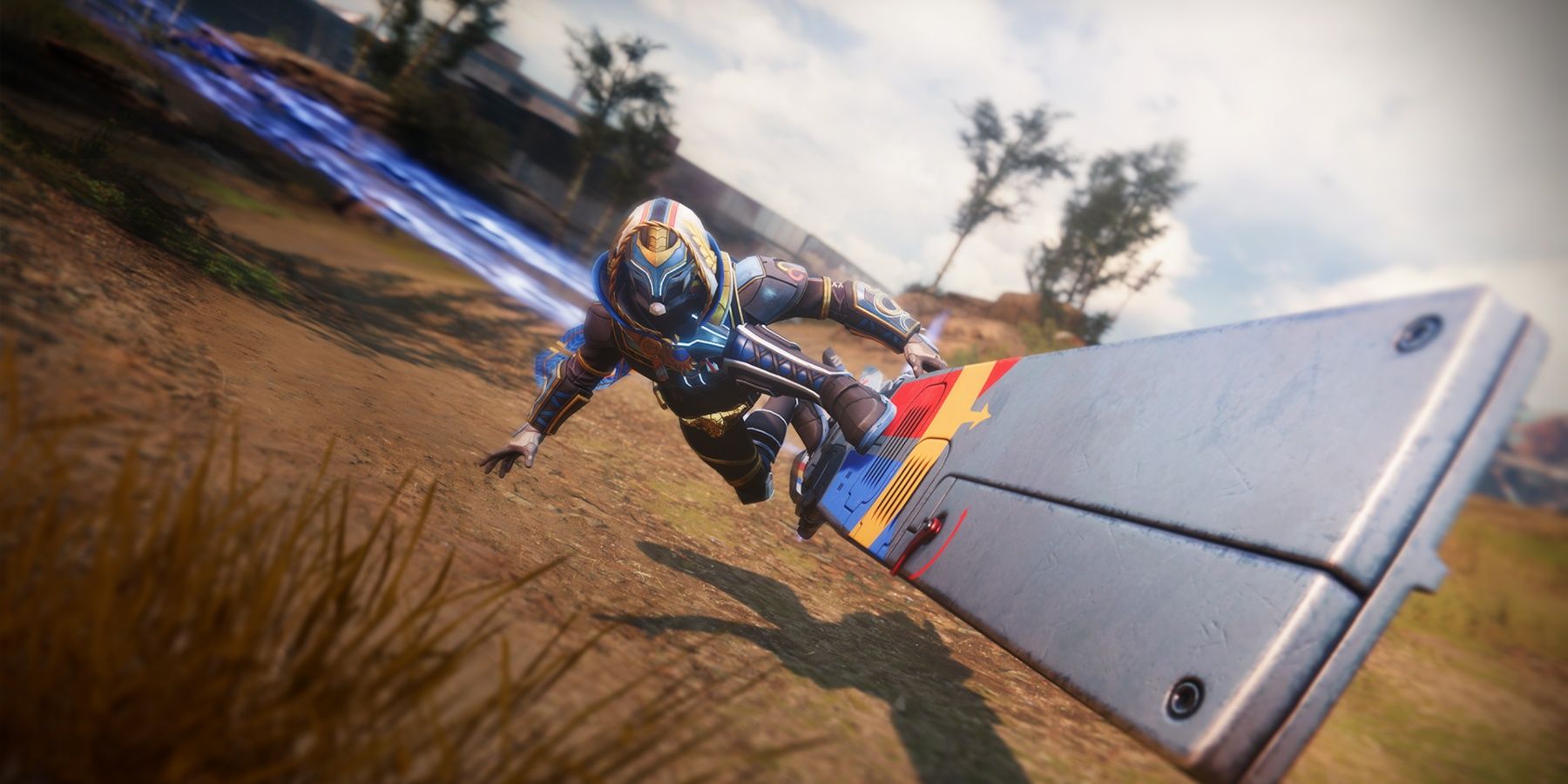 Hunter in Destiny 2 Riding on a Skimmer