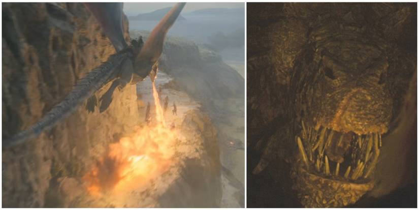 Seasmoke and Vermithor in House of the Dragon.