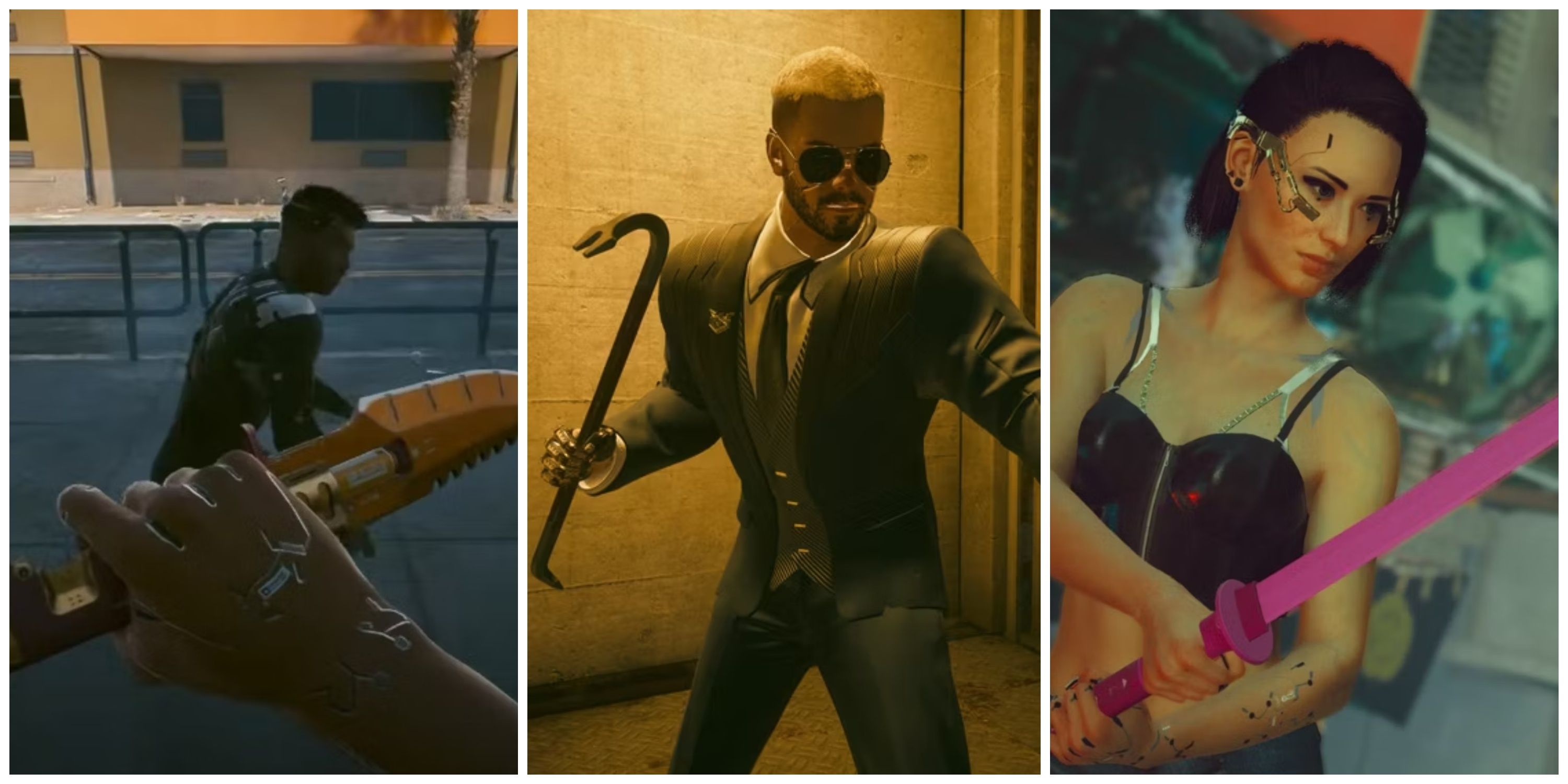 iconic melee weapons in cyberpunk 2077