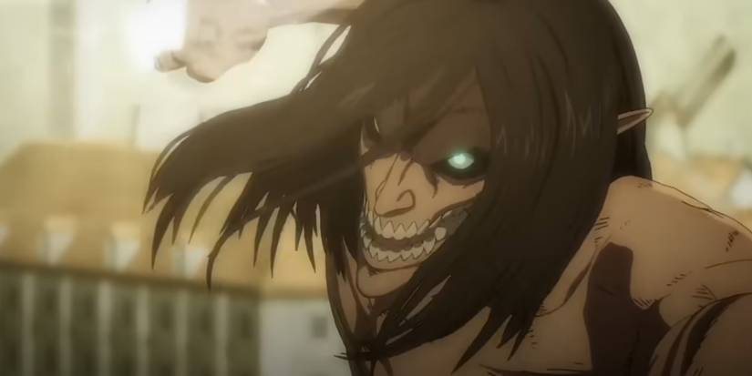 Eren preparing to punch the Jaw Titan is Season 4 of Attack on Titan