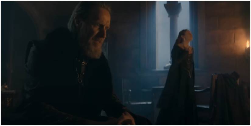 Otto and Alicent Hightower in House of the Dragon in Official Green Trailer.