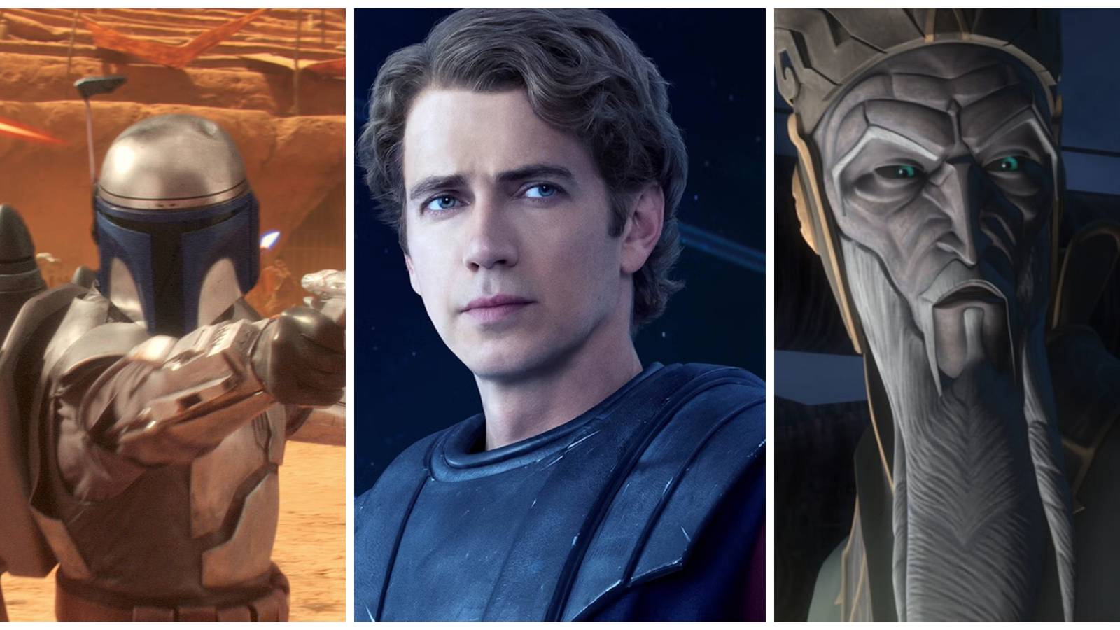 jango fett, anakin skywalker, the father