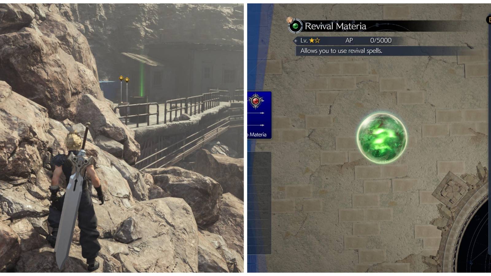 FF7 rebirth revival materia