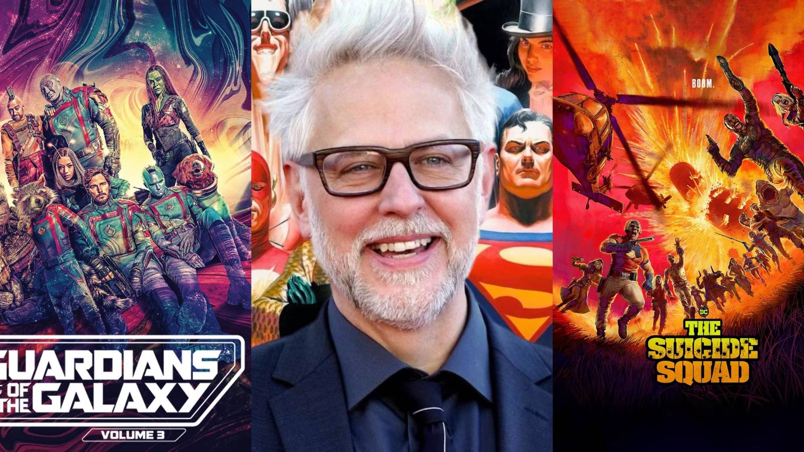 James Gunn Guardians of the galaxy suicide squad posters