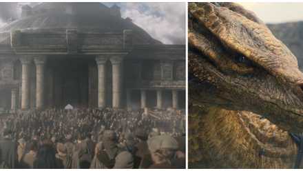 The Dragonpit and Syrax in House of the Dragon.