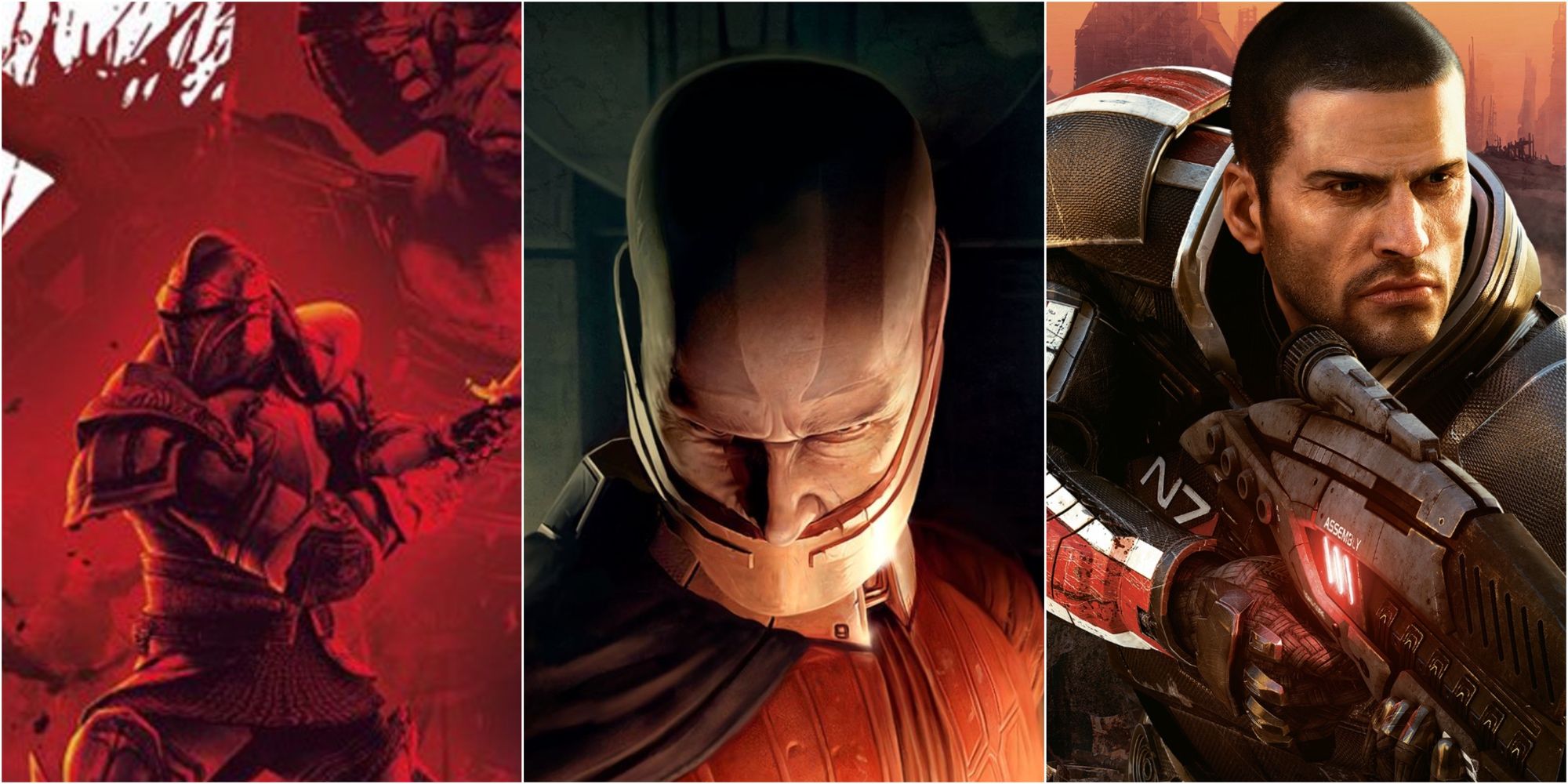 Dragon Age Origins, Knights of the Old Republic, Mass Effect 2