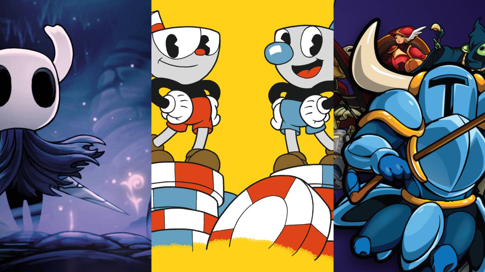 Hollow Knight, Cuphea, Shovel Knight