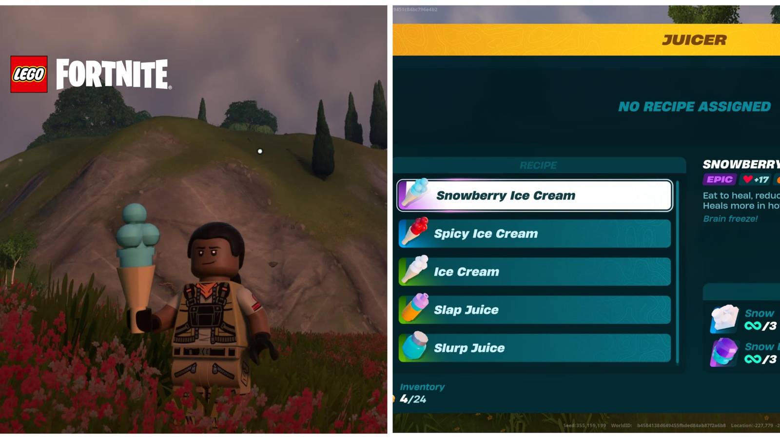 LEGO Fortnite ice cream