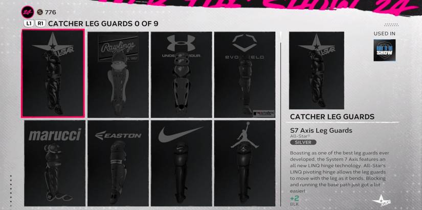 MLB-THE-SHOW-24-EQUIPMENT-CATCHER-LEG-GUARDS-1