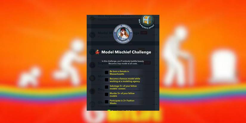 model mischief challenge bitlife