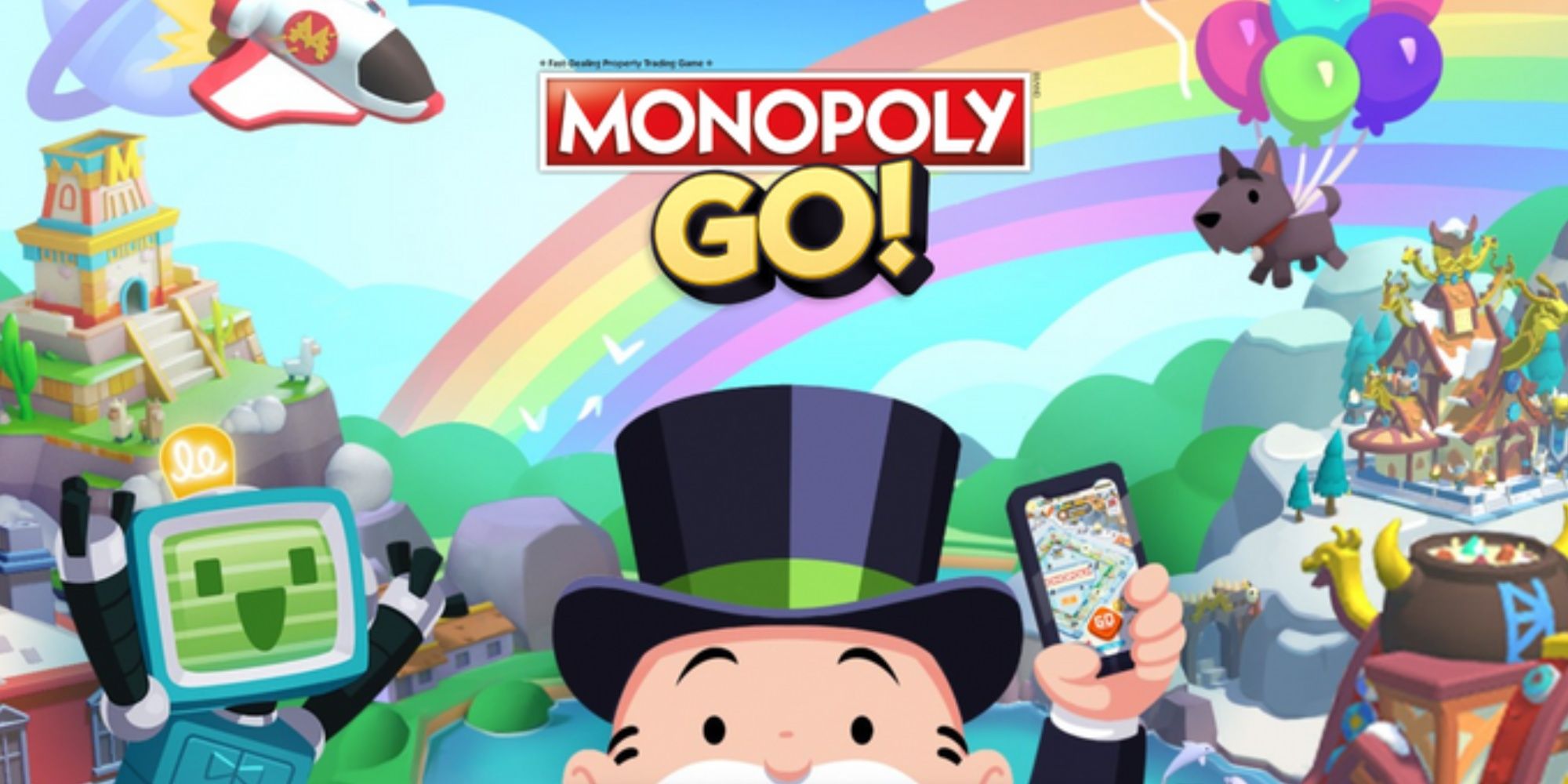 Promotional banner for the game Monopoly Go!