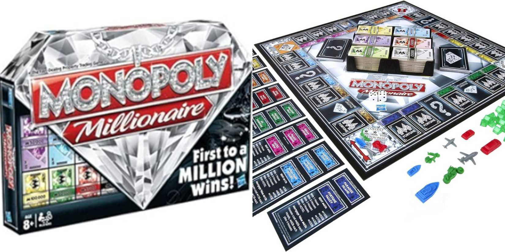 Monopoly Millionaire board and box