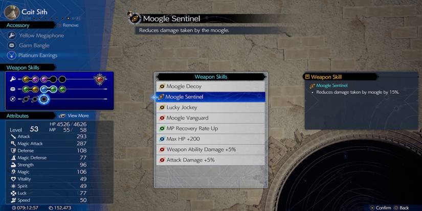 Moogle Sentinel weapon skill in Final Fantasy 7 Rebirth