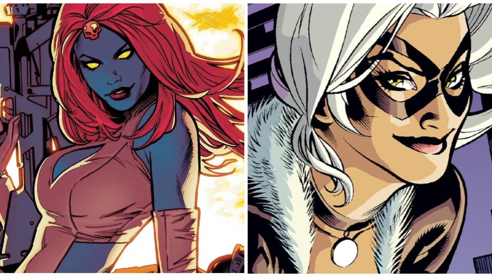 (Left) Mystique (Right) Black Cat