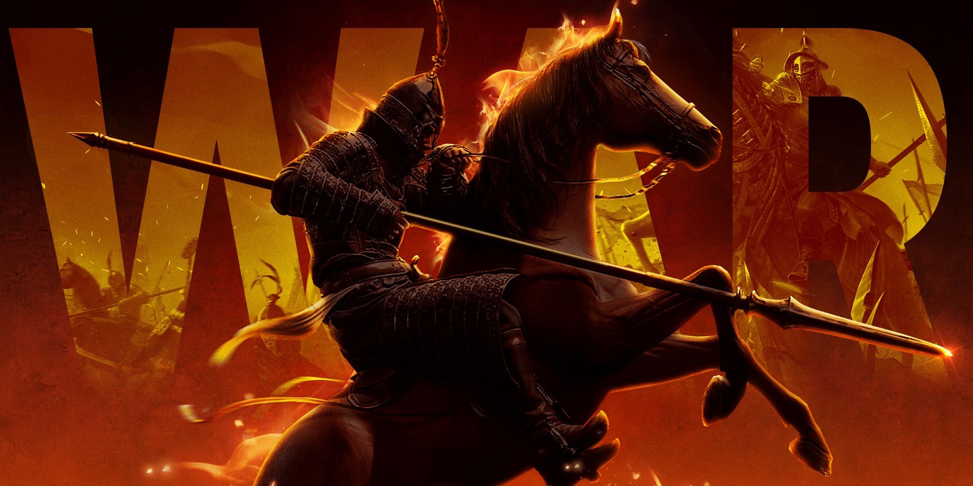 Myth of Empires man on horse holding spear