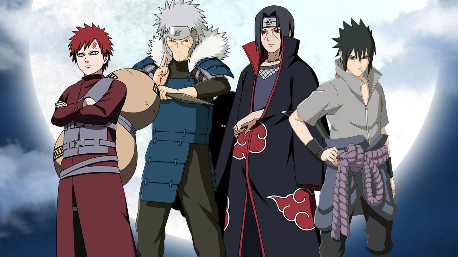 Naruto Best Anti Heroes Gaara Tobirama Senju Itachi Uchiha Sasuke - Featured