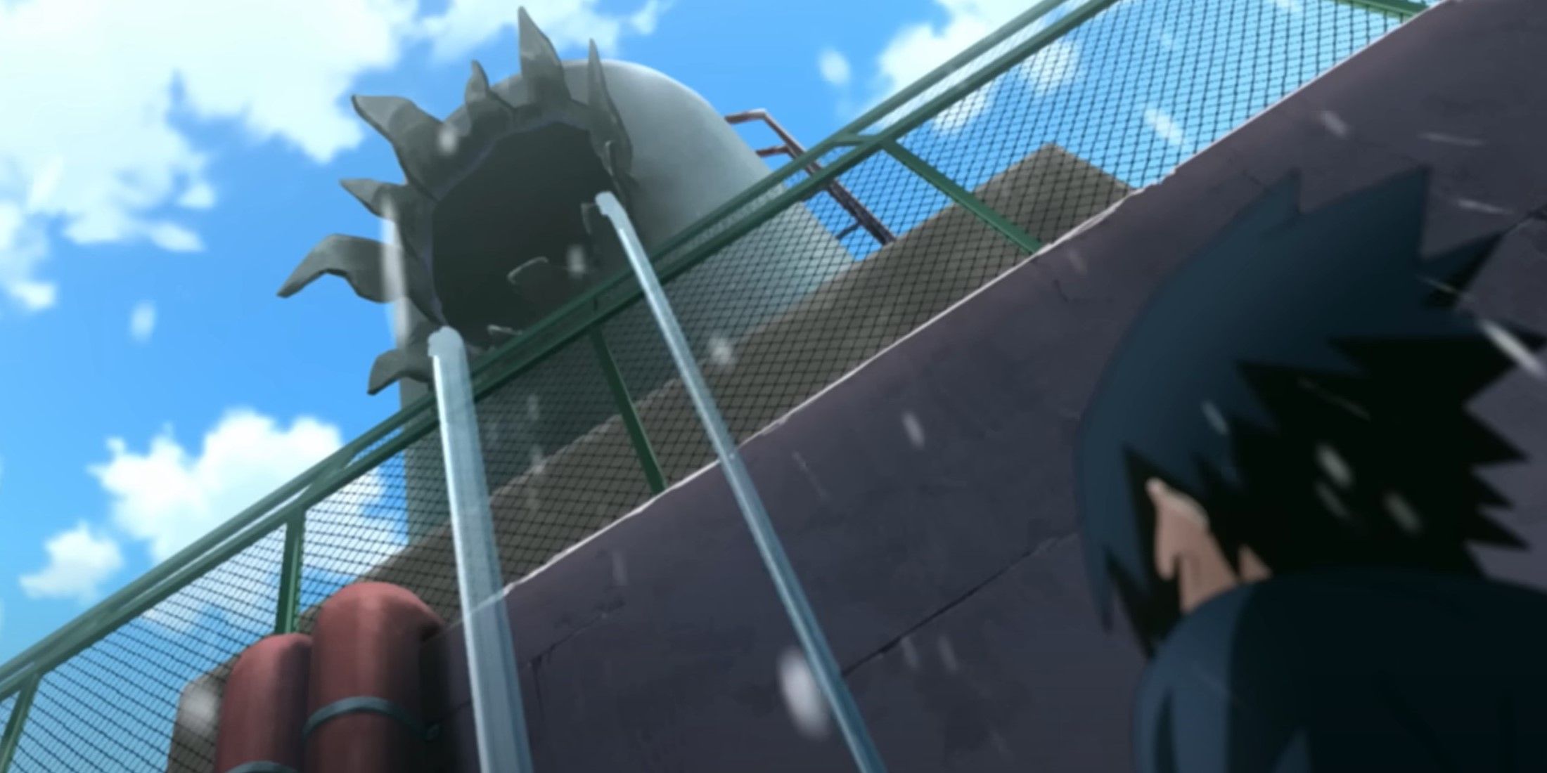 Naruto sasuke water tank racial