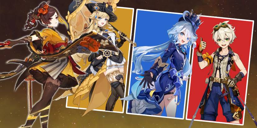 navia-furina-bennett-and chiori team composition in genshin impact