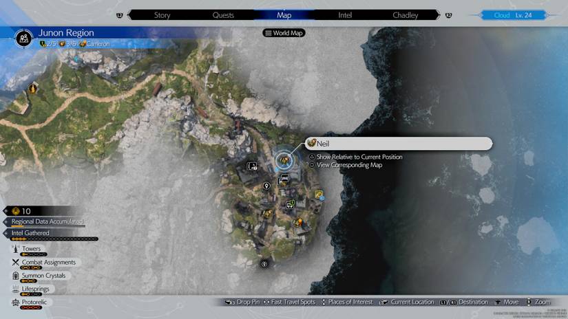 Neil in Crow's Nest Final Fantasy 7 Rebirth