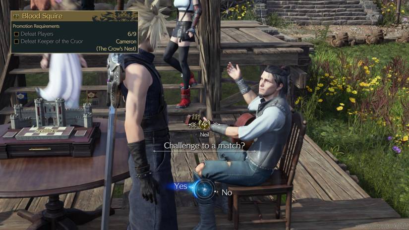 Neil in Queen's Blood Final Fantasy 7 Rebirth