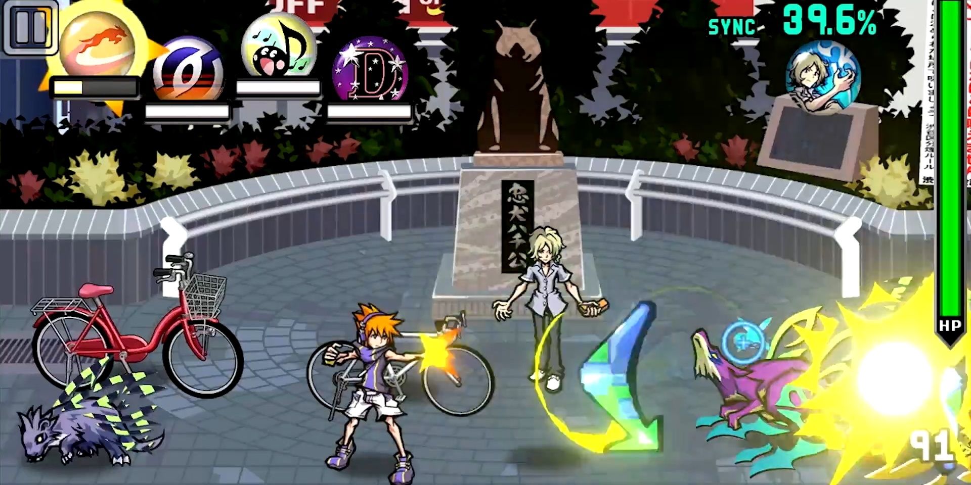 Neku and Joshua in The World Ends With You Final Remix