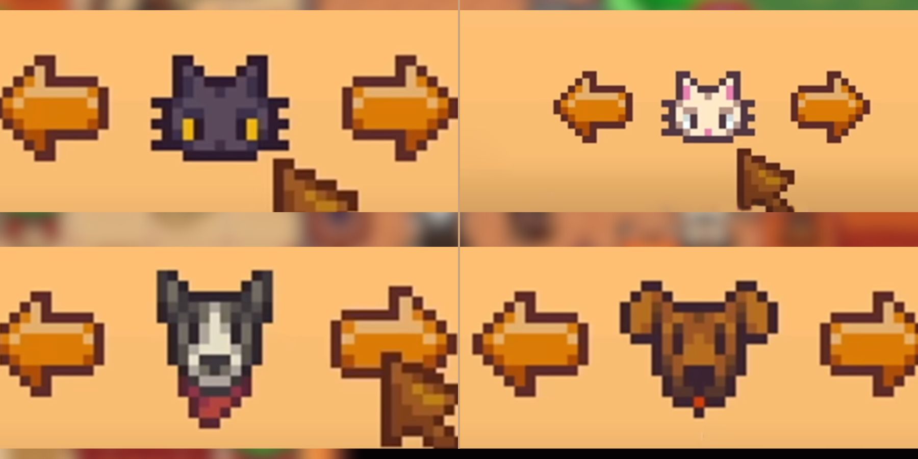 all new pet variants in stardew valley 1.6.